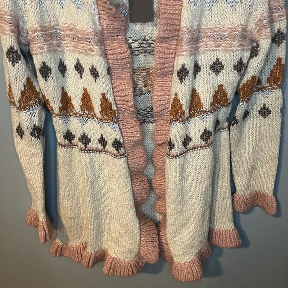 NWT Matilda Jane Wool Blend Jacie Ruffle Cardigan - Picture 5 of 11